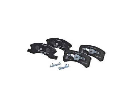 Brake pad set, disc brake LP1918 Delphi