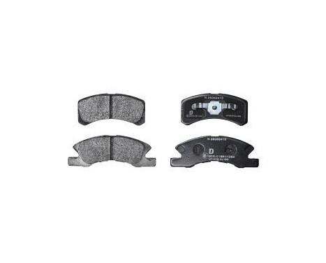 Brake pad set, disc brake LP1918 Delphi, Image 2