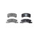 Brake pad set, disc brake LP1918 Delphi, Thumbnail 2
