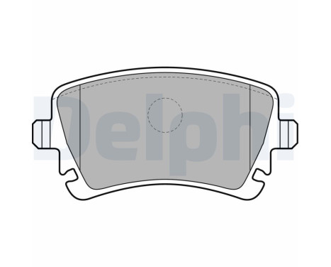 Brake Pad Set, disc brake LP1920 Delphi