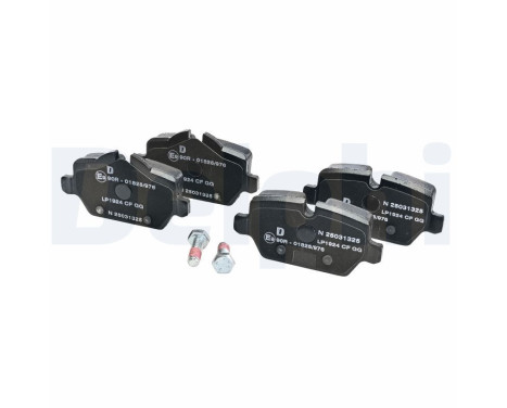 Brake Pad Set, disc brake LP1924 Delphi, Image 2