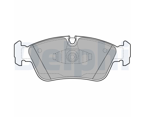 Brake Pad Set, disc brake LP1925 Delphi