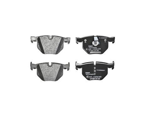 Brake Pad Set, disc brake LP1927 Delphi, Image 2