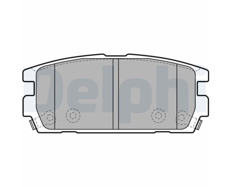 Brake Pad Set, disc brake LP1930 Delphi