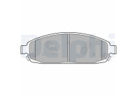 Brake Pad Set, disc brake LP1931 Delphi