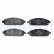 Brake Pad Set, disc brake LP1931 Delphi, Thumbnail 2