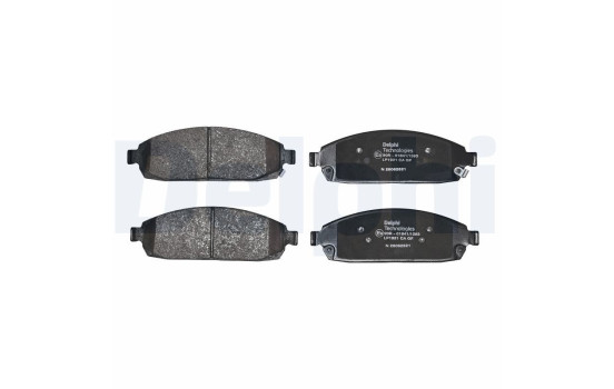 Brake Pad Set, disc brake LP1931 Delphi, Image 2