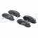 Brake Pad Set, disc brake LP1933 Delphi