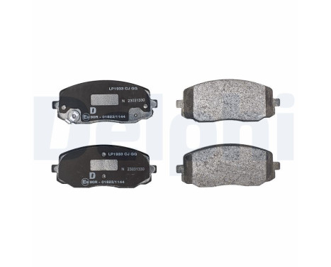 Brake Pad Set, disc brake LP1933 Delphi, Image 2