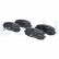 Brake Pad Set, disc brake LP1933 Delphi, Thumbnail 2