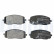 Brake Pad Set, disc brake LP1933 Delphi, Thumbnail 3