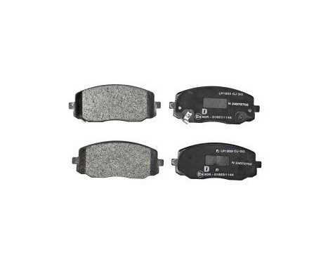 Brake Pad Set, disc brake LP1933 Delphi, Image 2