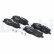 Brake Pad Set, disc brake LP1935 Delphi