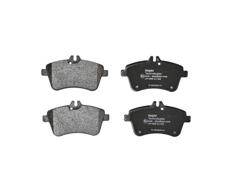 Brake pad set, disc brake LP1938 Delphi, Image 3