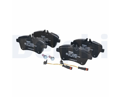 Brake pad set, disc brake LP1938 Delphi
