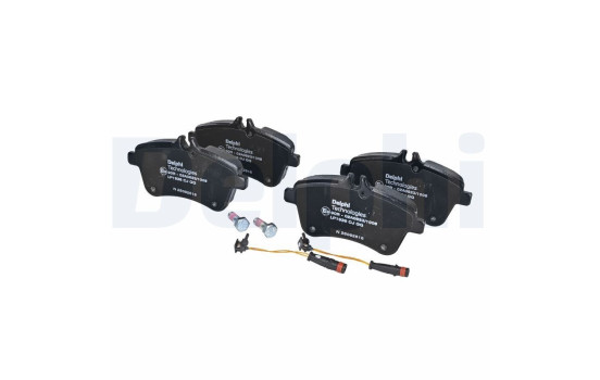 Brake pad set, disc brake LP1938 Delphi