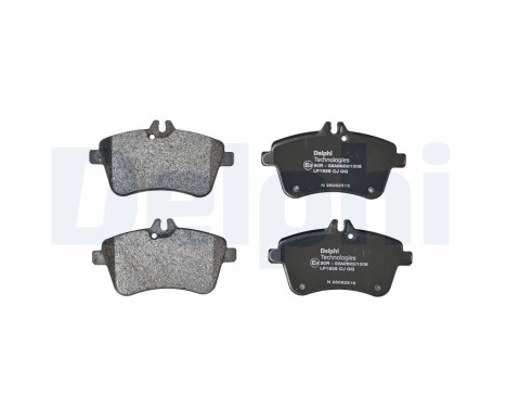 Brake pad set, disc brake LP1938 Delphi, Image 2