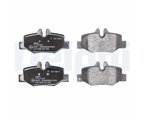 Brake Pad Set, disc brake LP1939 Delphi, Image 2