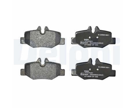 Brake Pad Set, disc brake LP1939 Delphi, Image 3
