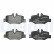 Brake Pad Set, disc brake LP1939 Delphi, Thumbnail 3