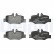 Brake Pad Set, disc brake LP1939 Delphi, Thumbnail 2