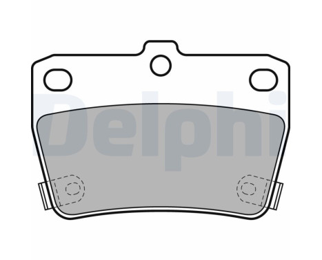 Brake Pad Set, disc brake LP1942 Delphi