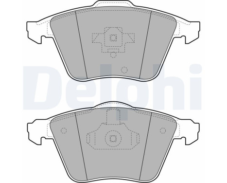 Brake Pad Set, disc brake LP1943 Delphi