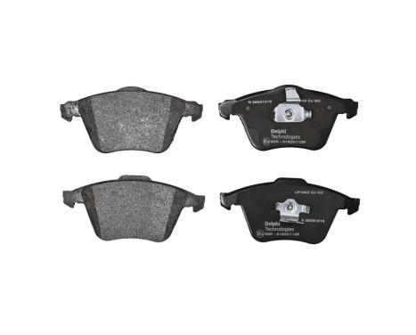 Brake Pad Set, disc brake LP1943 Delphi, Image 3