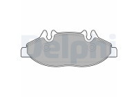 Brake Pad Set, disc brake LP1947 Delphi