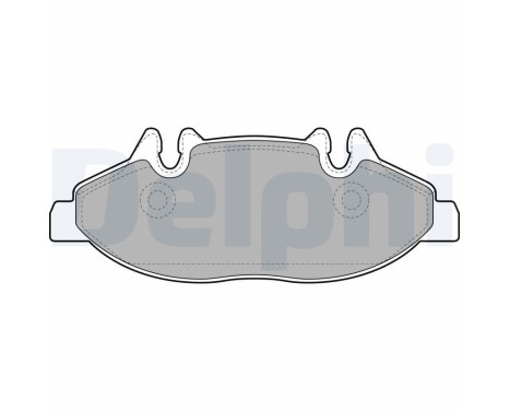 Brake Pad Set, disc brake LP1947 Delphi