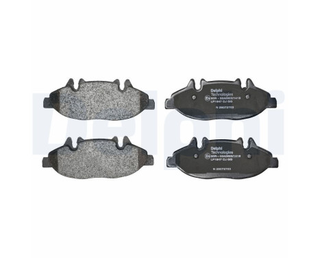 Brake Pad Set, disc brake LP1947 Delphi, Image 2
