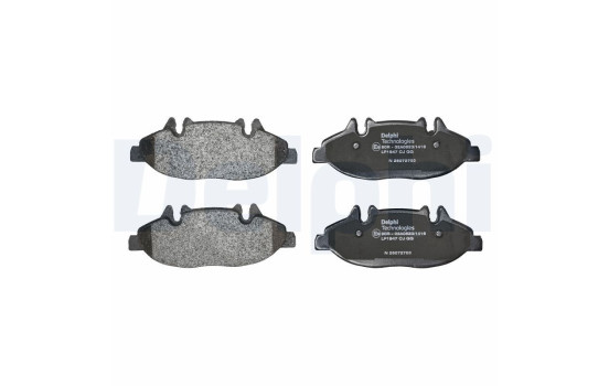 Brake Pad Set, disc brake LP1947 Delphi, Image 2