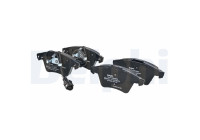 Brake pad set, disc brake LP1950 Delphi