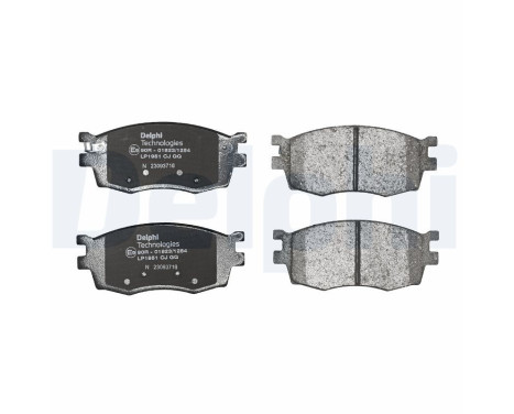 Brake Pad Set, disc brake LP1951 Delphi, Image 2