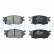 Brake Pad Set, disc brake LP1951 Delphi, Thumbnail 3
