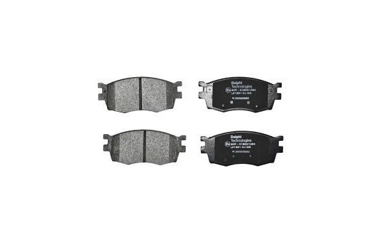 Brake Pad Set, disc brake LP1951 Delphi, Image 2