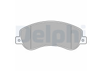 Brake Pad Set, disc brake LP1954 Delphi