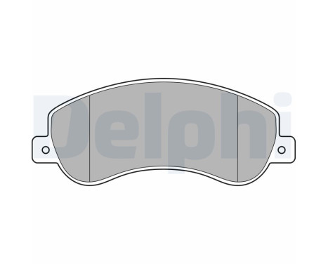 Brake Pad Set, disc brake LP1954 Delphi