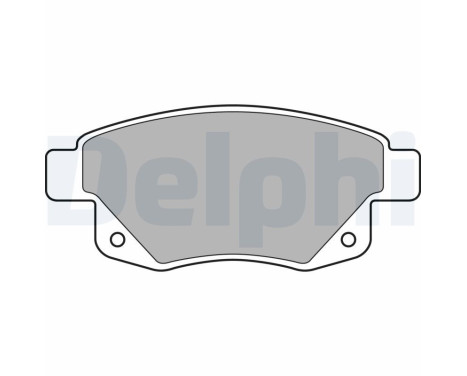 Brake Pad Set, disc brake LP1955 Delphi