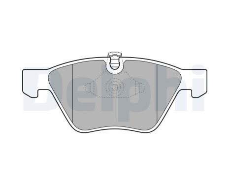 Brake Pad Set, disc brake LP1956 Delphi