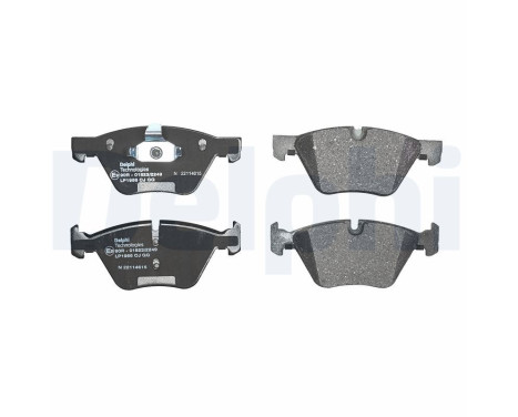 Brake Pad Set, disc brake LP1956 Delphi, Image 2