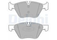Brake pad set, disc brake LP1960 Delphi