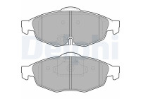 Brake Pad Set, disc brake LP1963 Delphi