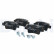 Brake Pad Set, disc brake LP1965 Delphi, Thumbnail 2