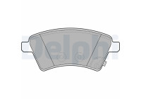 Brake Pad Set, disc brake LP1966 Delphi