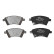 Brake Pad Set, disc brake LP1966 Delphi, Thumbnail 3