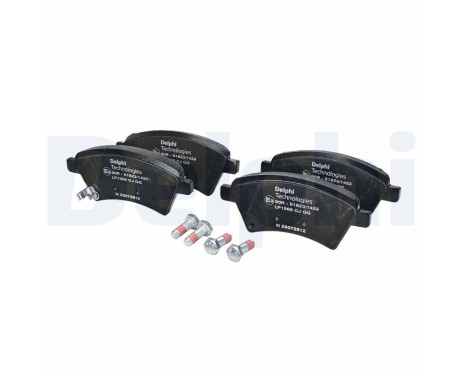 Brake Pad Set, disc brake LP1966 Delphi, Image 2