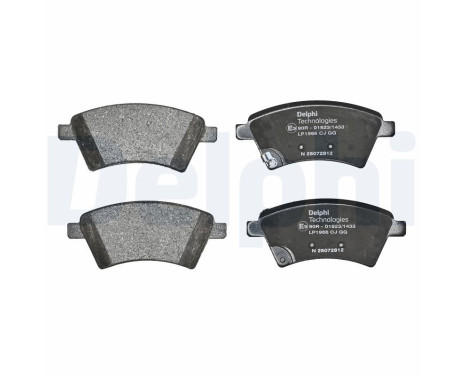 Brake Pad Set, disc brake LP1966 Delphi, Image 3