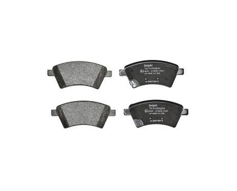 Brake Pad Set, disc brake LP1966 Delphi, Image 2