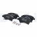 Brake Pad Set, disc brake LP1966 Delphi